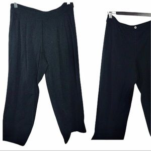 Lululemon Crop Stretch Pants Pleats Semi Fitted